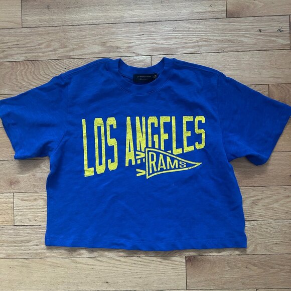 Junk Food brand L.A.Rams cropped tee NEW! - Picture 1 of 3